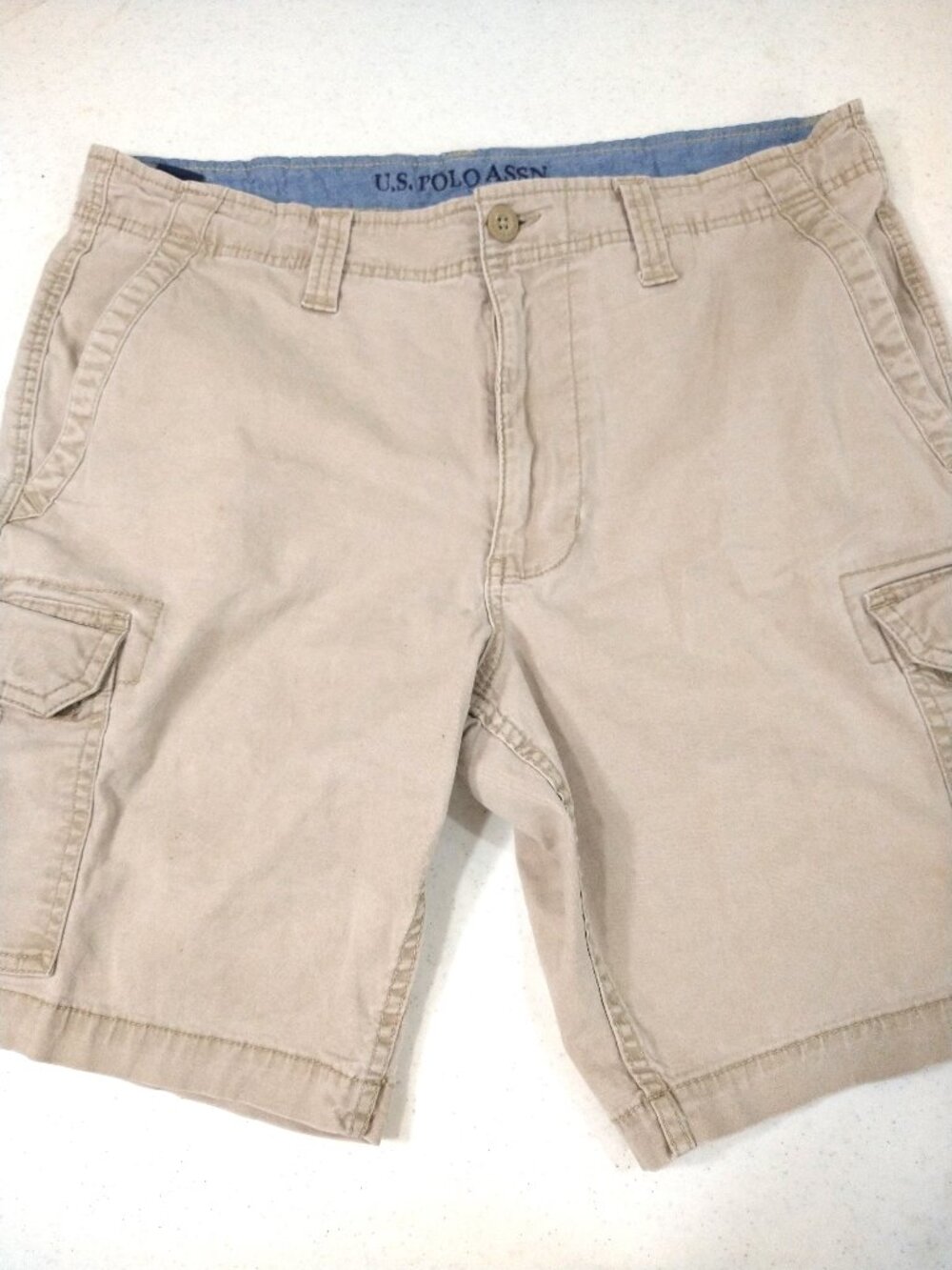 U.S Polo Assn Shorts For Men | Color Brown, Beige | Size L